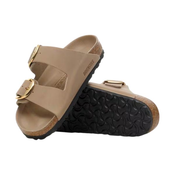 Birkenstock Arizona Big Buckle in pelle oliata Tobacco Brown