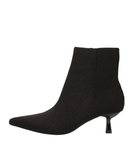 Menbur stivaletti in lurex con tacco a rocchetto