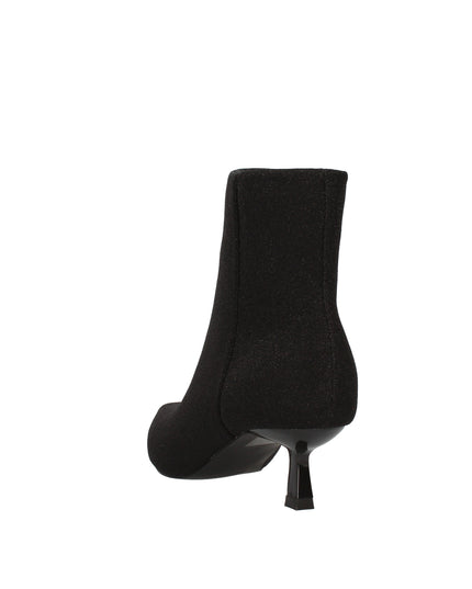 Menbur stivaletti in lurex con tacco a rocchetto