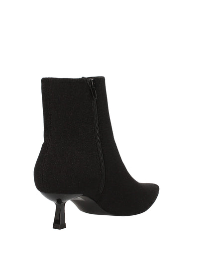 Menbur stivaletti in lurex con tacco a rocchetto