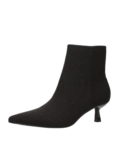 Menbur stivaletti in lurex con tacco a rocchetto