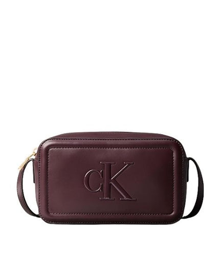 Calvin Klein Borsa a tracolla camera bag con monogramma stampato CK