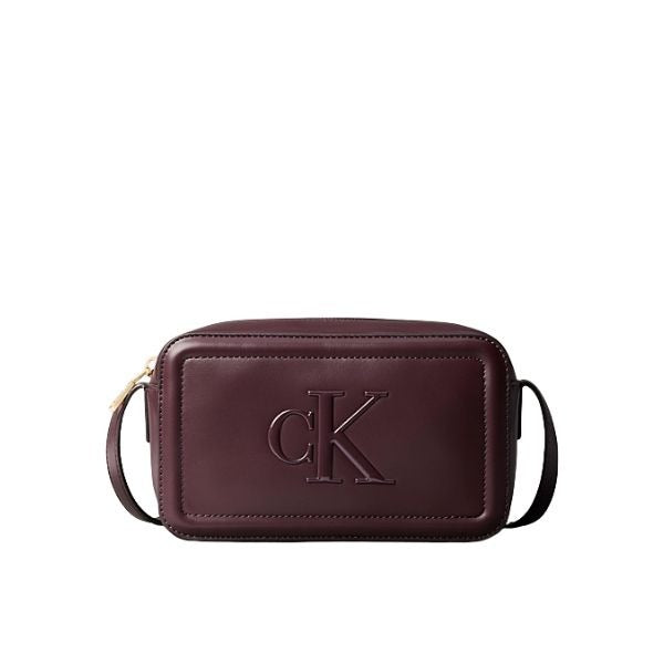 Calvin Klein Borsa a tracolla camera bag con monogramma stampato CK