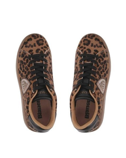 Blauer Victory sneakers con stampa leopardata