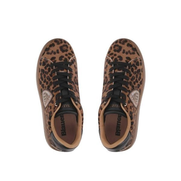 Blauer Victory sneakers con stampa leopardata