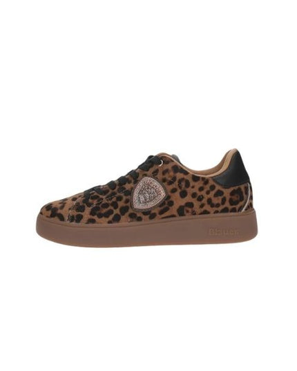 Blauer Victory sneakers con stampa leopardata