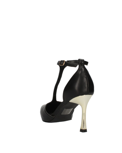 Menbur decolletè con tacco lucido e cinturino a T