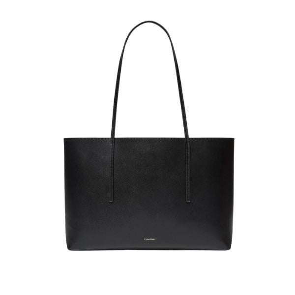 Calvin Klein borsa shopping con Pochette e Logo Laminato