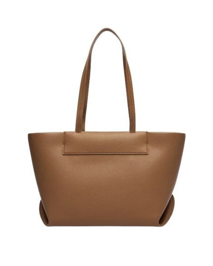 AX Armani Exchange borsa shopping marrone chiaro in pelle liscia