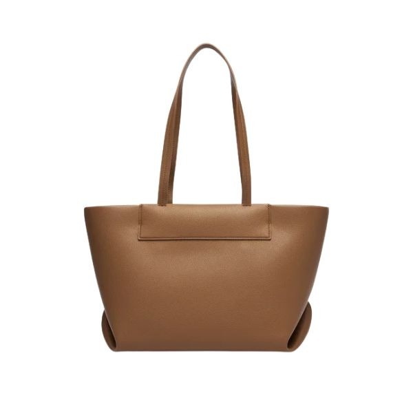 AX Armani Exchange borsa shopping marrone chiaro in pelle liscia
