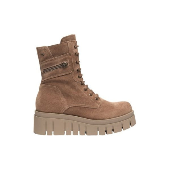 Nero Giardini anfibi platform in suede mou