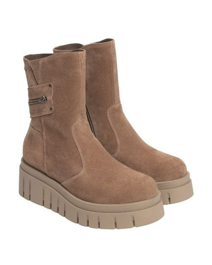 Nero Giardini stivaletti platform in suede mou