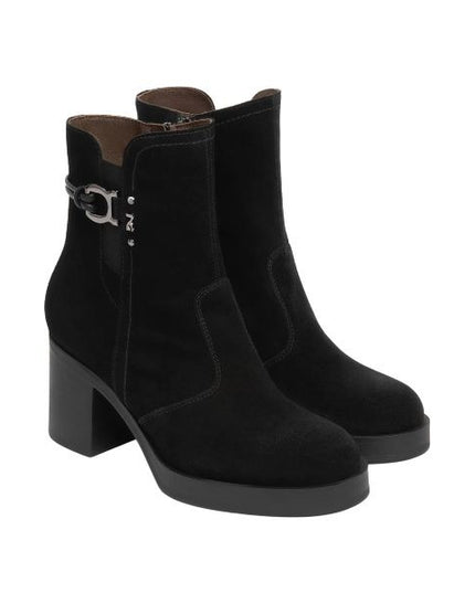 Nero Giardini stivaletti in suede nero