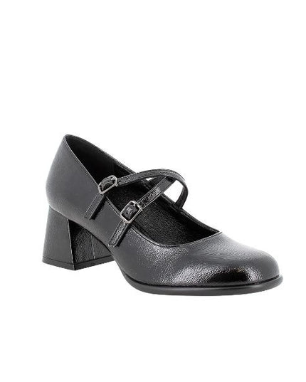 Igi&co décolleté Mary Jane in pelle nera lucida