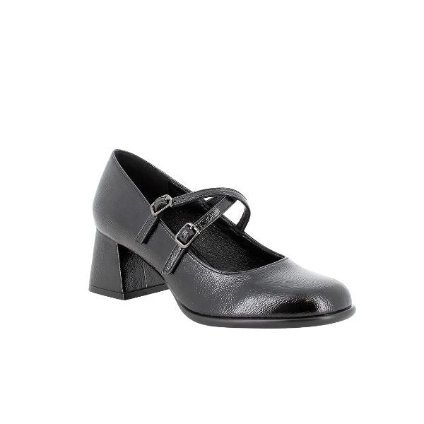 Igi&co décolleté Mary Jane in pelle nera lucida