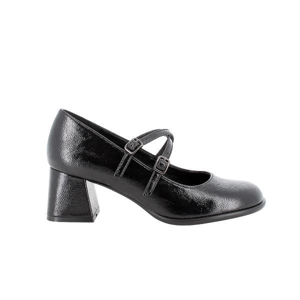 Igi&co décolleté Mary Jane in pelle nera lucida