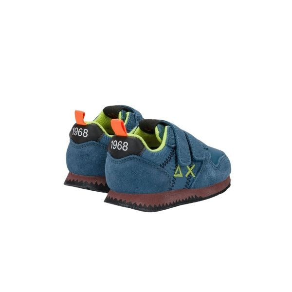 Sun68 sneakers Tom Snake primi passi con chiusura a strappo avio
