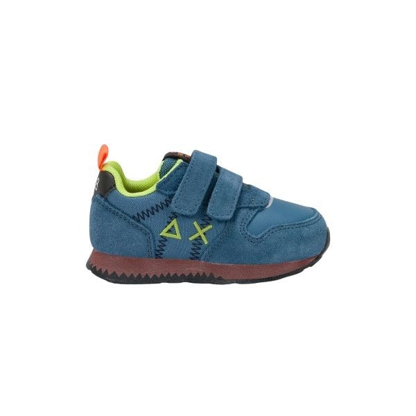Sun68 sneakers Tom Snake primi passi con chiusura a strappo avio