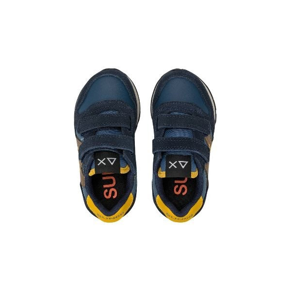 Sun68 Jaki sneakers con chiusura a strappo navy