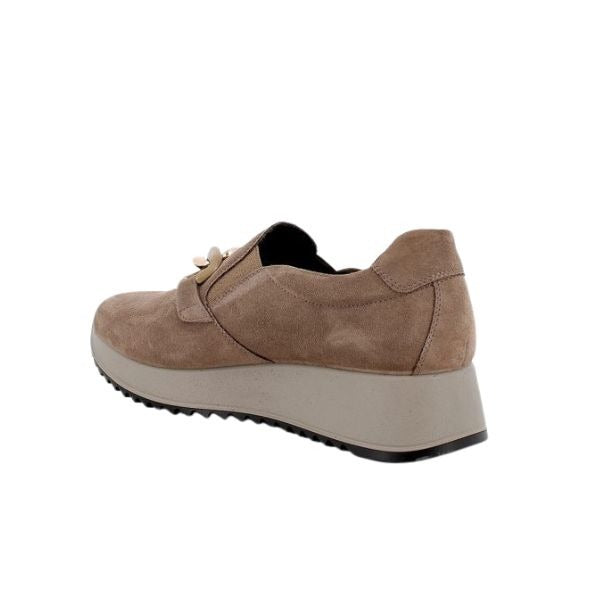 Enval Soft slip on in camoscio con dettaglio catena