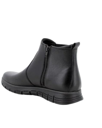 Enval Soft stivaletti chelsea con zip in pelle nera uomo