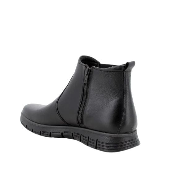 Enval Soft stivaletti chelsea con zip in pelle nera uomo