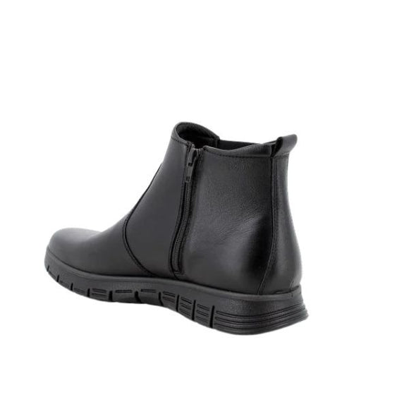 Enval Soft stivaletti chelsea con zip in pelle nera uomo