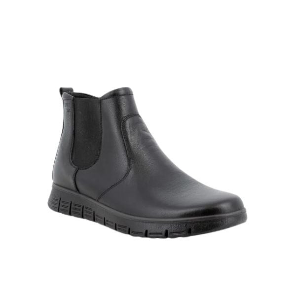 Enval Soft stivaletti chelsea con zip in pelle nera uomo