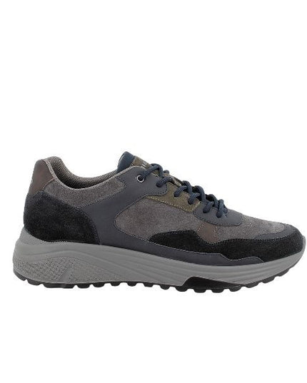 Igi&co sneakers in camoscio e tessuto blu