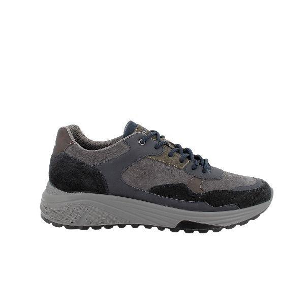 Igi&co sneakers in camoscio e tessuto blu