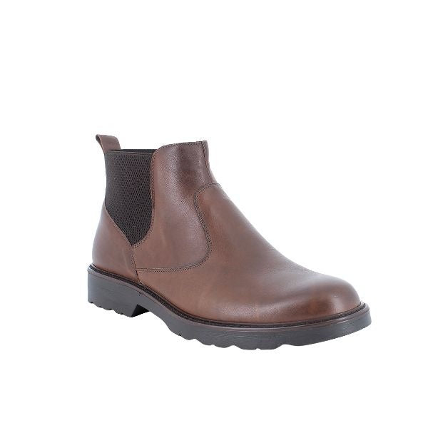 Igi&co stivaletti chelsea in pelle marrone