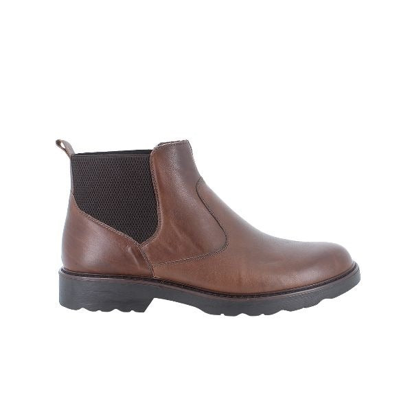 Igi&co stivaletti chelsea in pelle marrone