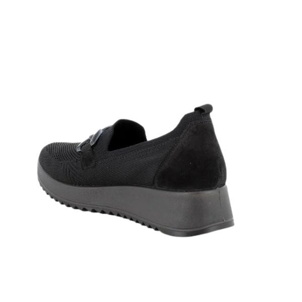 Enval Soft slip on in tessuto nero con accessorio