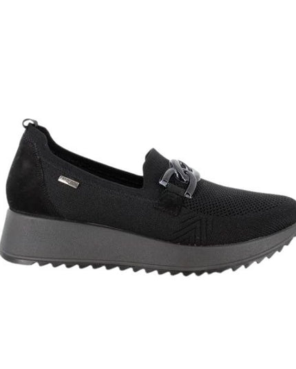 Enval Soft slip on in tessuto nero con accessorio