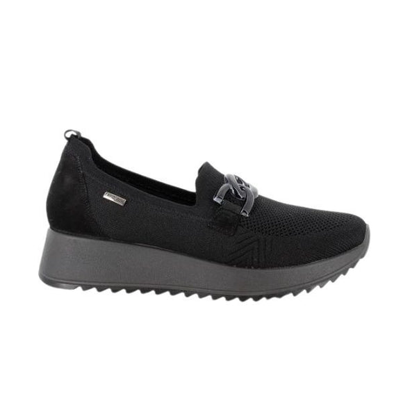Enval Soft slip on in tessuto nero con accessorio
