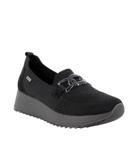 Enval Soft slip on in tessuto nero con accessorio