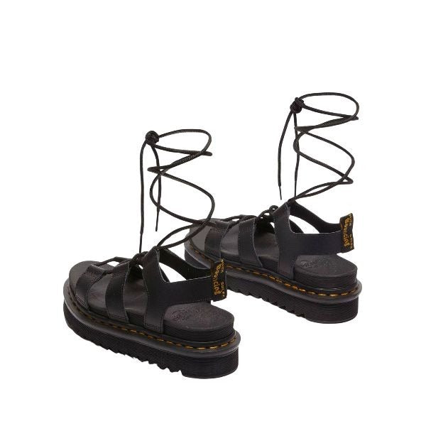 Dr. Martens Nartilla Athena sandali neri alla schiava