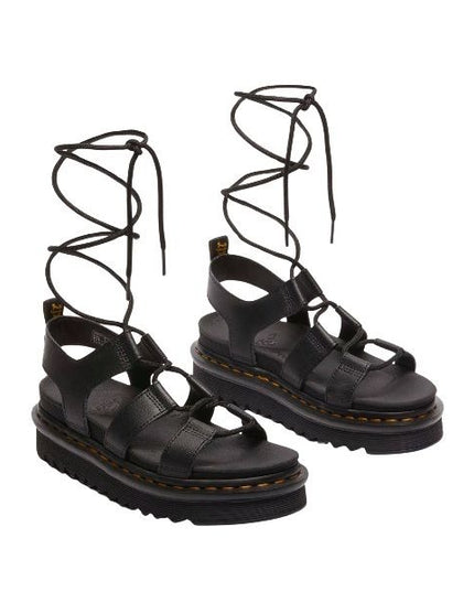 Dr. Martens Nartilla Athena sandali neri alla schiava
