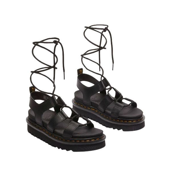 Dr. Martens Nartilla Athena sandali neri alla schiava