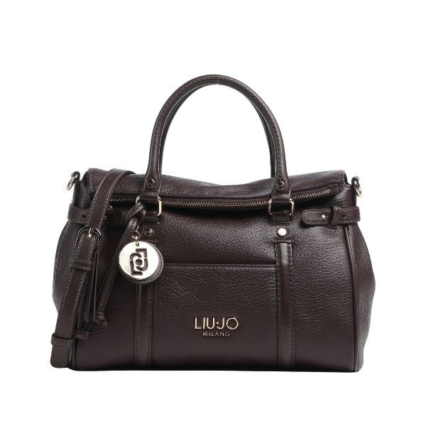LIU JO Taila borsa a mano con charm colore red aubergin