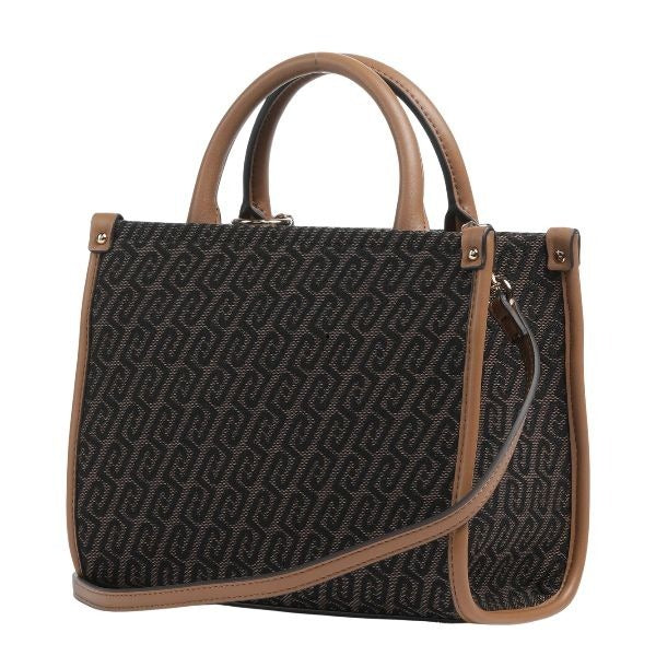 LIU JO Ridhi S borsa a mano con tracolla charm esterno Testa di moro