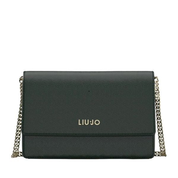 LIU JO Manhattan borsa con catenella dorata colore Foresta