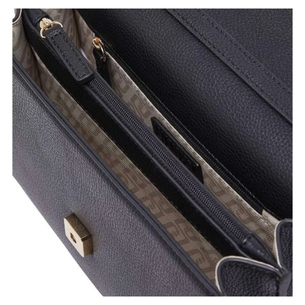 LIU JO Manhattan borsa a tracolla con catenella dorata colore nero