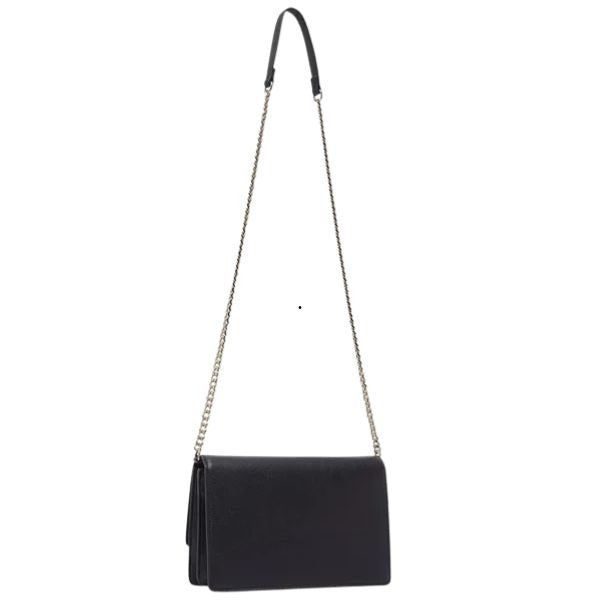 LIU JO Manhattan borsa a tracolla con catenella dorata colore nero