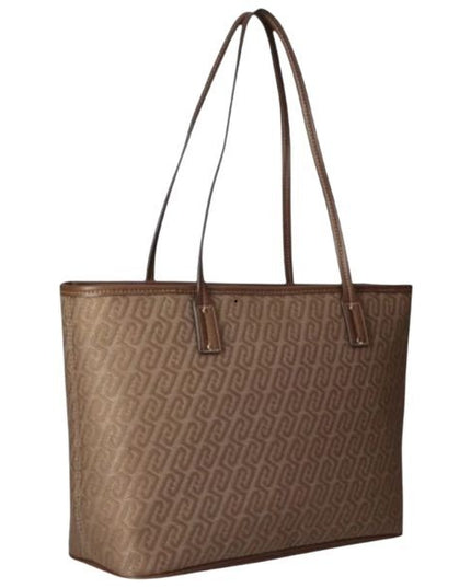 Borsa LIU JO in tessuto logato colore Naturale