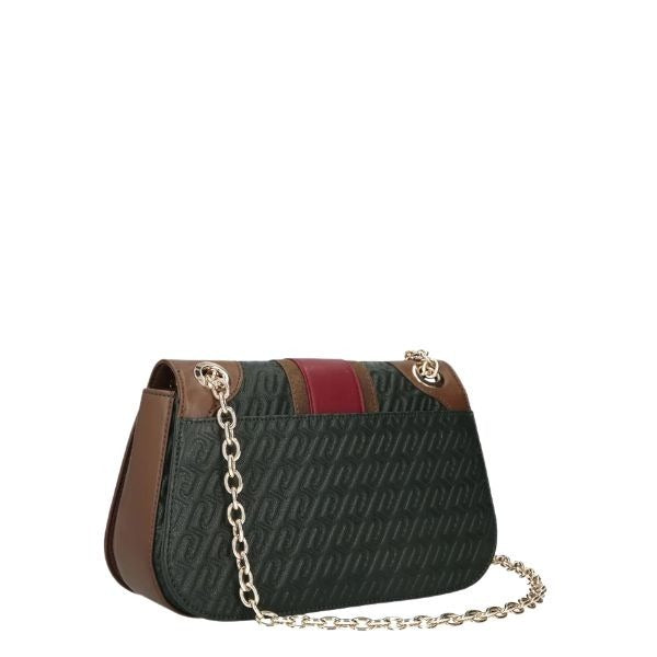 LIU JO Ematite borsa a spalla catena dorata colore foresta