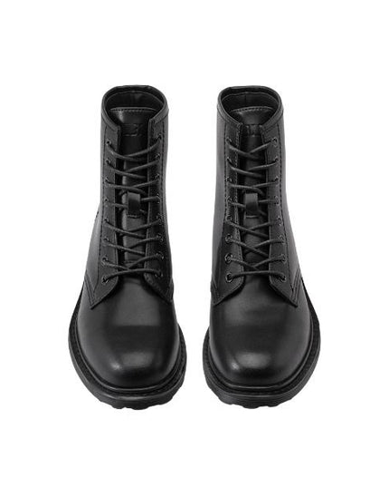 Cult Sabbath 4814 Vegan anfibi in pelle vegana nera