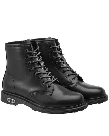 Cult Sabbath 4814 Vegan anfibi in pelle vegana nera