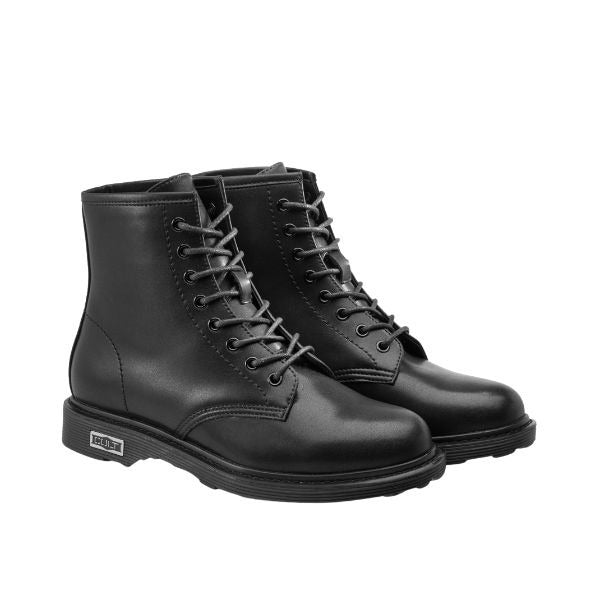 Cult Sabbath 4814 Vegan anfibi in pelle vegana nera