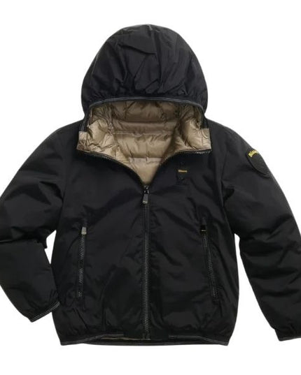 BLAUER Donald junior giubbino doubleface colore nero